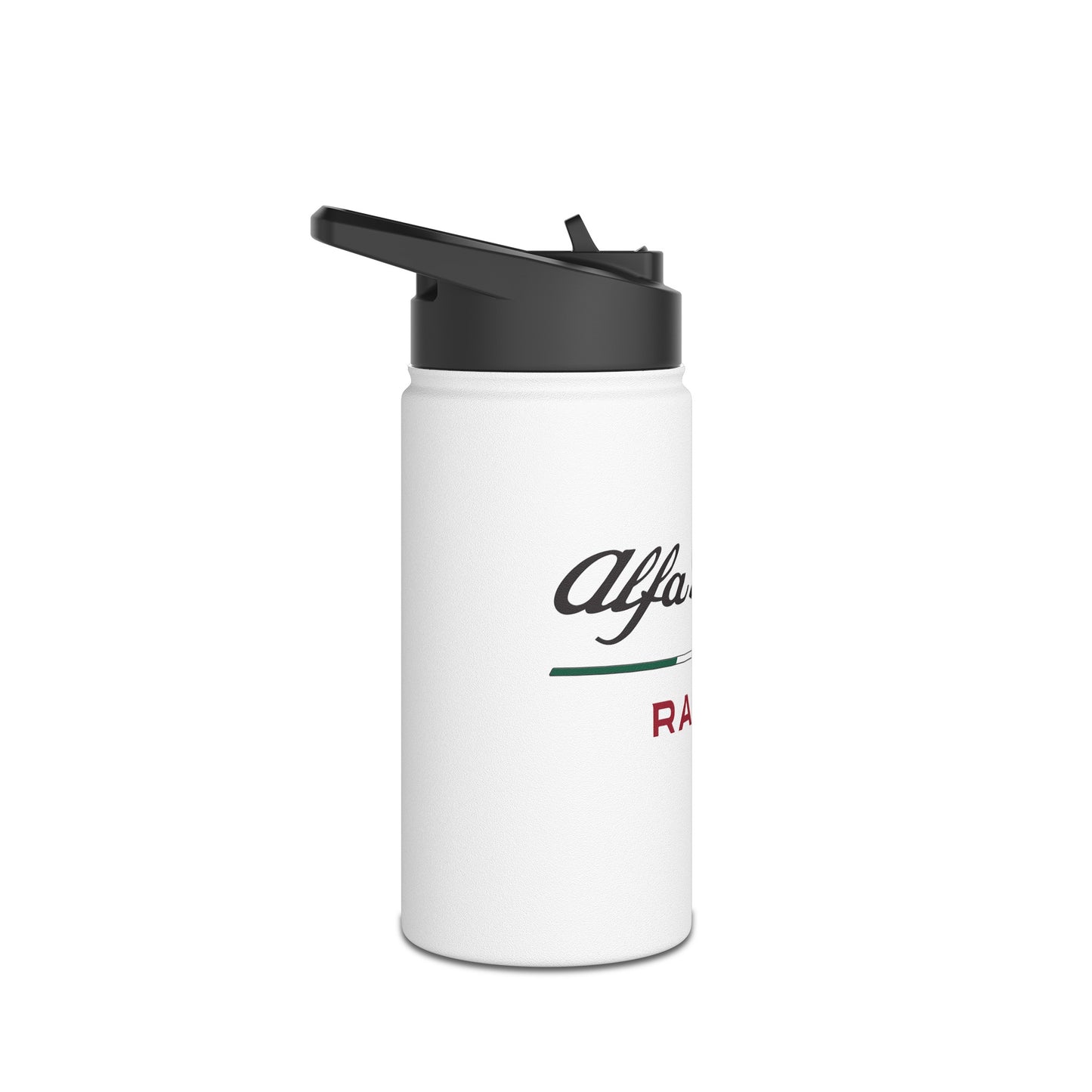 Alfa Romeo F1 Livery Offizieller 2023 weißer Edelstahl-Wasserflaschenbecher – individuell, personalisiert