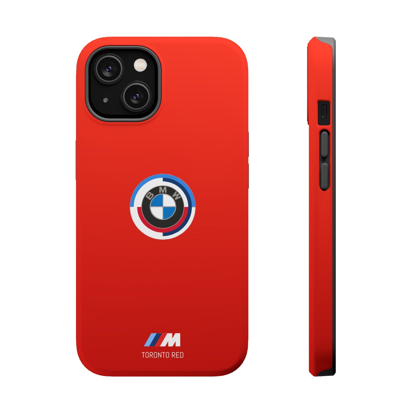 BMW G8X Toronto Red iPhone MagSafe Tough Case - 50 Jahre Logo and M Piping