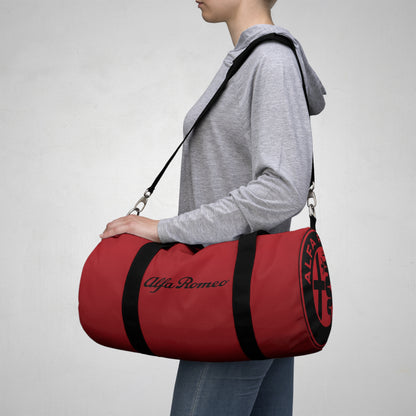 Alfa Romeo Duffel Bag - Rosso Etna Lightweight Gym and Travel Bag