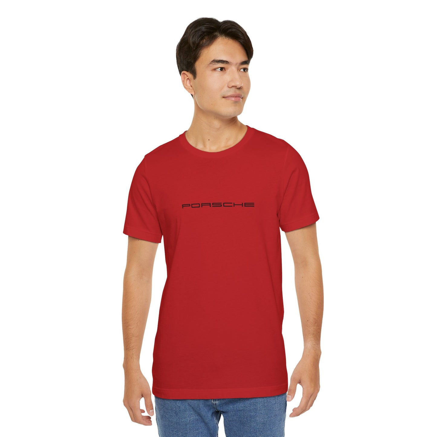 Porsche Inspired Logo Bella+Canvas Short-Sleeve Tee - 16 Colors - Ethical Unisex Cotton T-Shirt - Made in USA