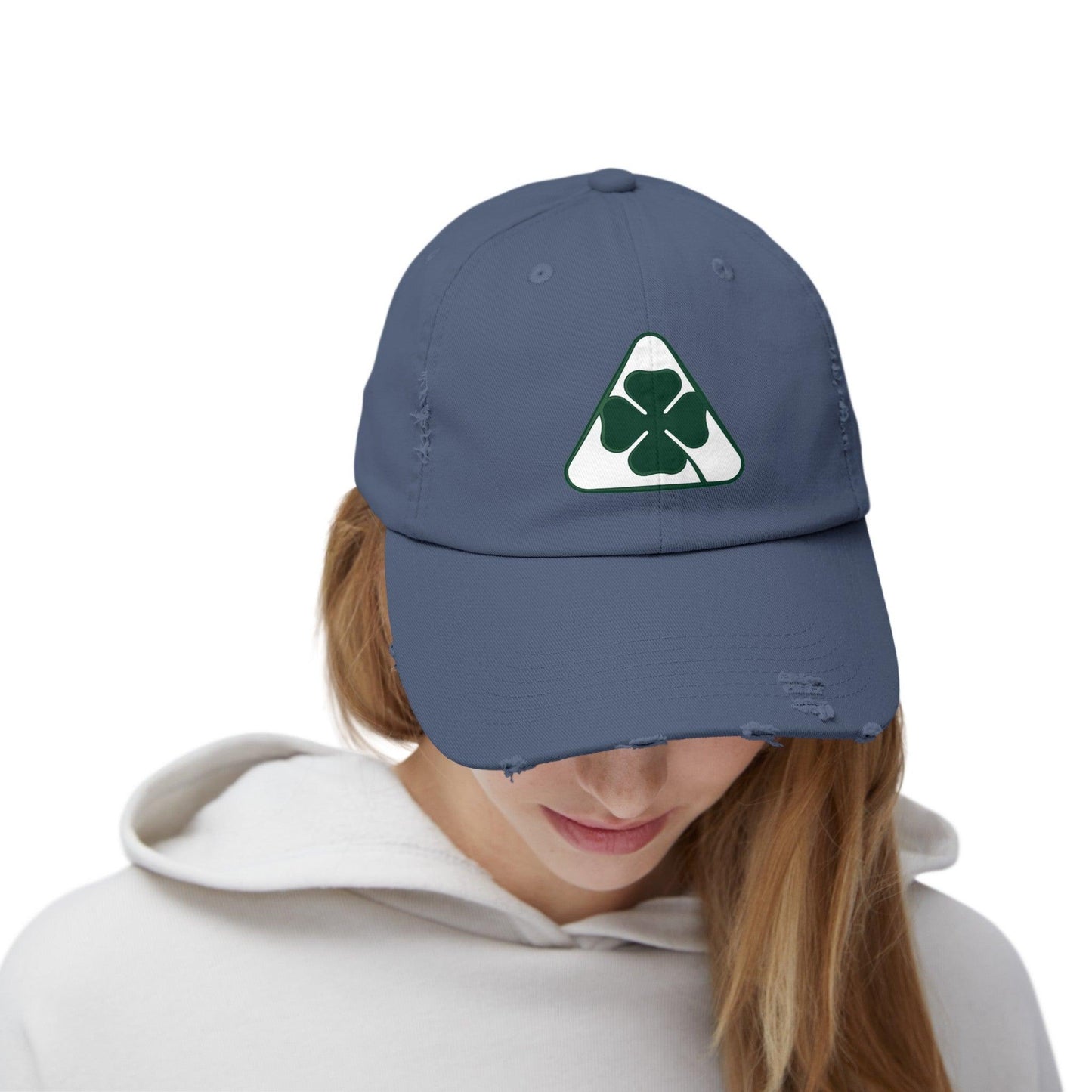 Alfa Romeo Quadrifoglio Hat - Unisex Distressed Cap, Adjustable Fit - Multiple Colors - AI Print Spot