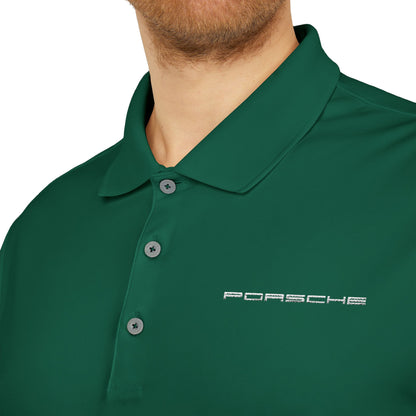 Porsche Adidas Performance Polo Shirt Embroidered in White - Multiple Colors