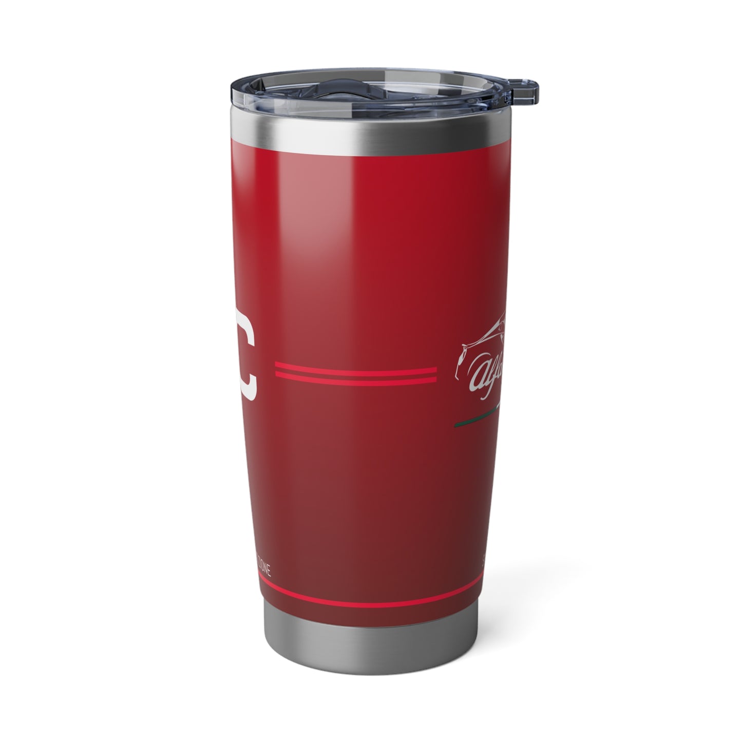 Alfa Romeo 4C Tumbler - 20oz Insulated Travel Mug, Rosso Competizione - Ideal for Racing Enthusiasts