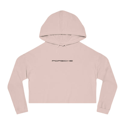 Porsche Crest Crop Hoodie for Women - 8 Colors