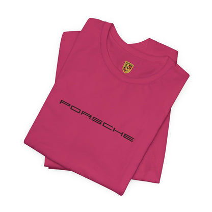 Porsche Inspired Logo Bella+Canvas Camiseta de manga corta - 16 colores - Camiseta de algodón unisex ética - Made in USA