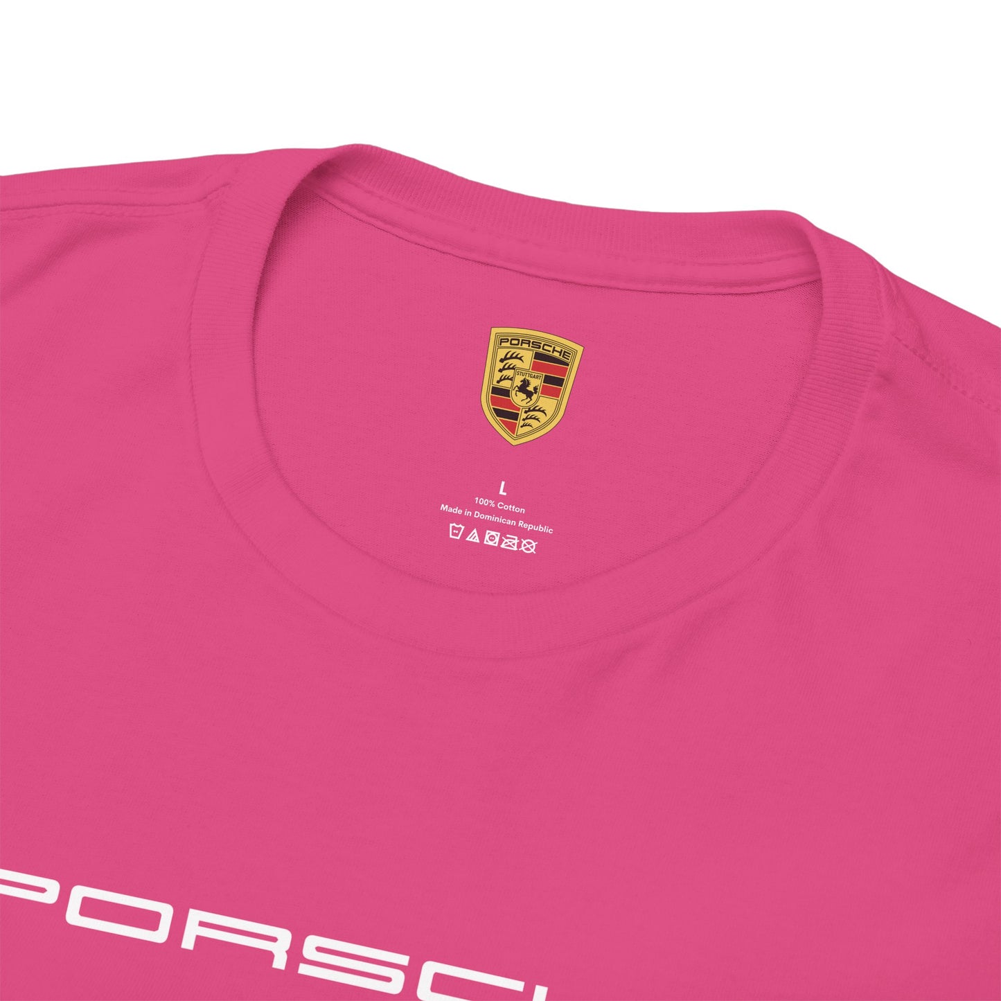 Porsche Unisex Heavy Cotton Tee - Casual Automotive Summer Style Shirt - 13 Colors