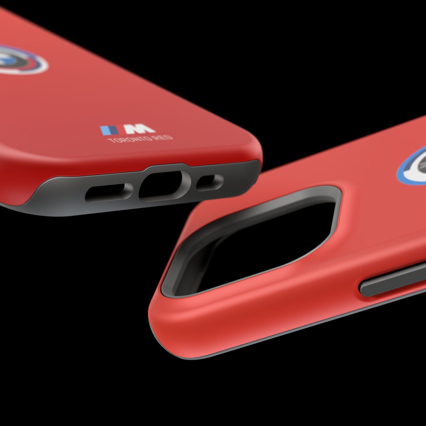 BMW G8X Toronto Red iPhone MagSafe Tough Case - 50 Jahre Logo and M Piping