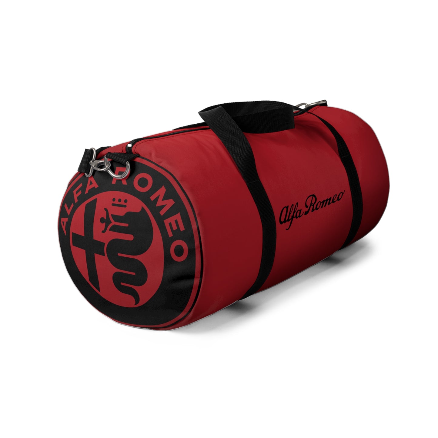 Alfa Romeo Duffel Bag - Rosso Etna Lightweight Gym and Travel Bag