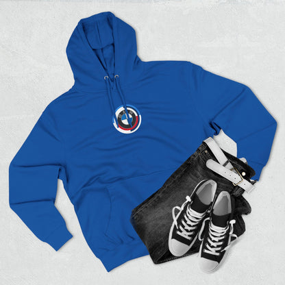 50 Jahre BMW M Series Hoodie - Half a Century of Excellence - Collector's Cozy Cotton-Poly Blend - Motorsport Fans - Limited Edition Comfort - AI Print Spot