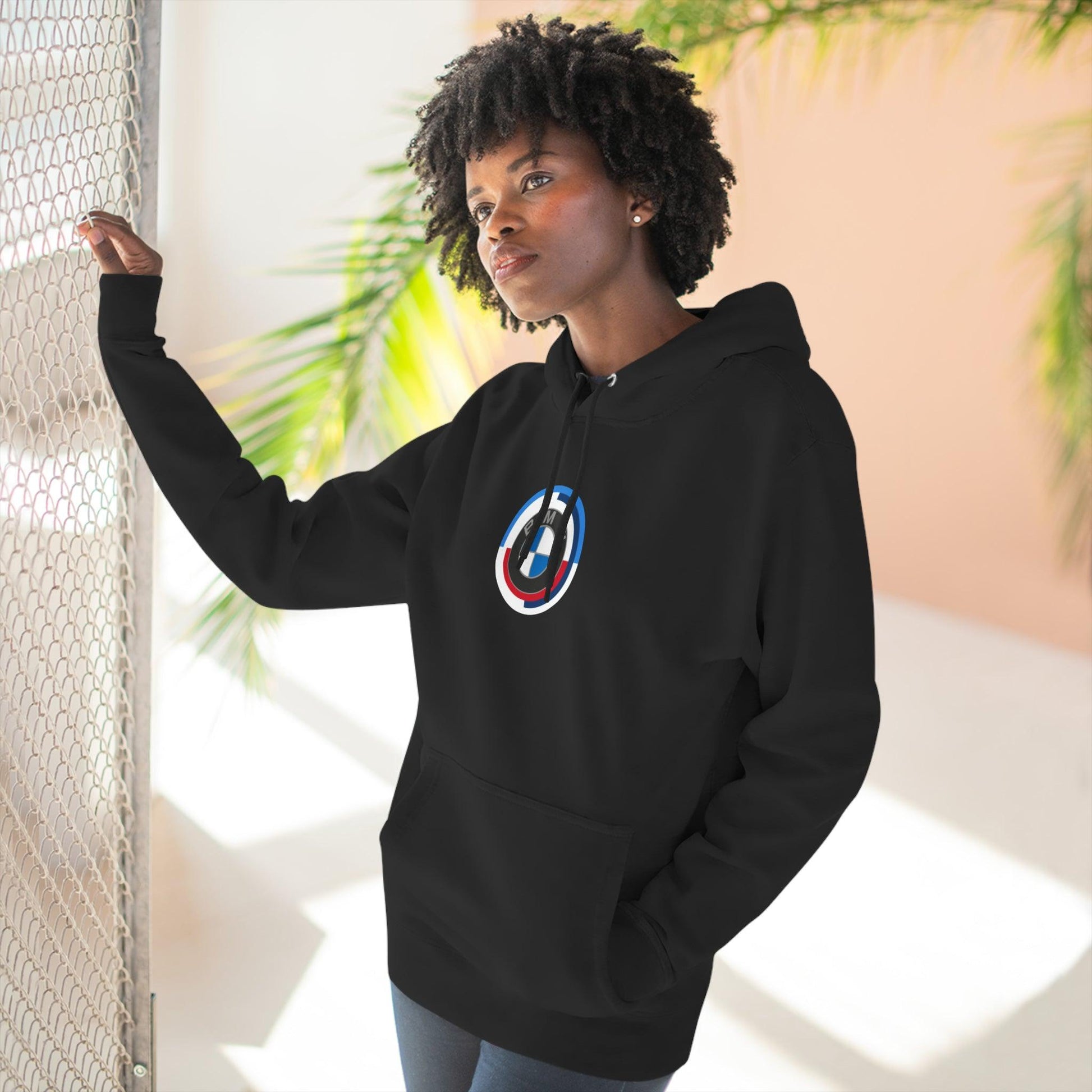 50 Jahre BMW M Series Hoodie - Half a Century of Excellence - Collector's Cozy Cotton-Poly Blend - Motorsport Fans - Limited Edition Comfort - AI Print Spot