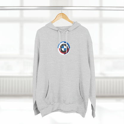 50 Jahre BMW M Series Hoodie - Half a Century of Excellence - Collector's Cozy Cotton-Poly Blend - Motorsport Fans - Limited Edition Comfort - AI Print Spot