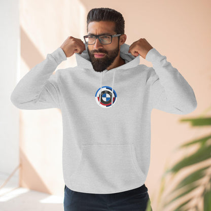 50 Jahre BMW M Series Hoodie - Half a Century of Excellence - Collector's Cozy Cotton-Poly Blend - Motorsport Fans - Limited Edition Comfort - AI Print Spot