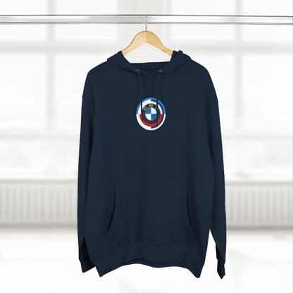 50 Jahre BMW M Series Hoodie - Half a Century of Excellence - Collector's Cozy Cotton-Poly Blend - Motorsport Fans - Limited Edition Comfort - AI Print Spot