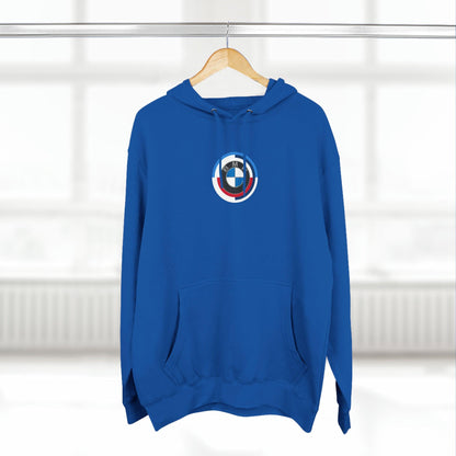 50 Jahre BMW M Series Hoodie - Half a Century of Excellence - Collector's Cozy Cotton-Poly Blend - Motorsport Fans - Limited Edition Comfort - AI Print Spot