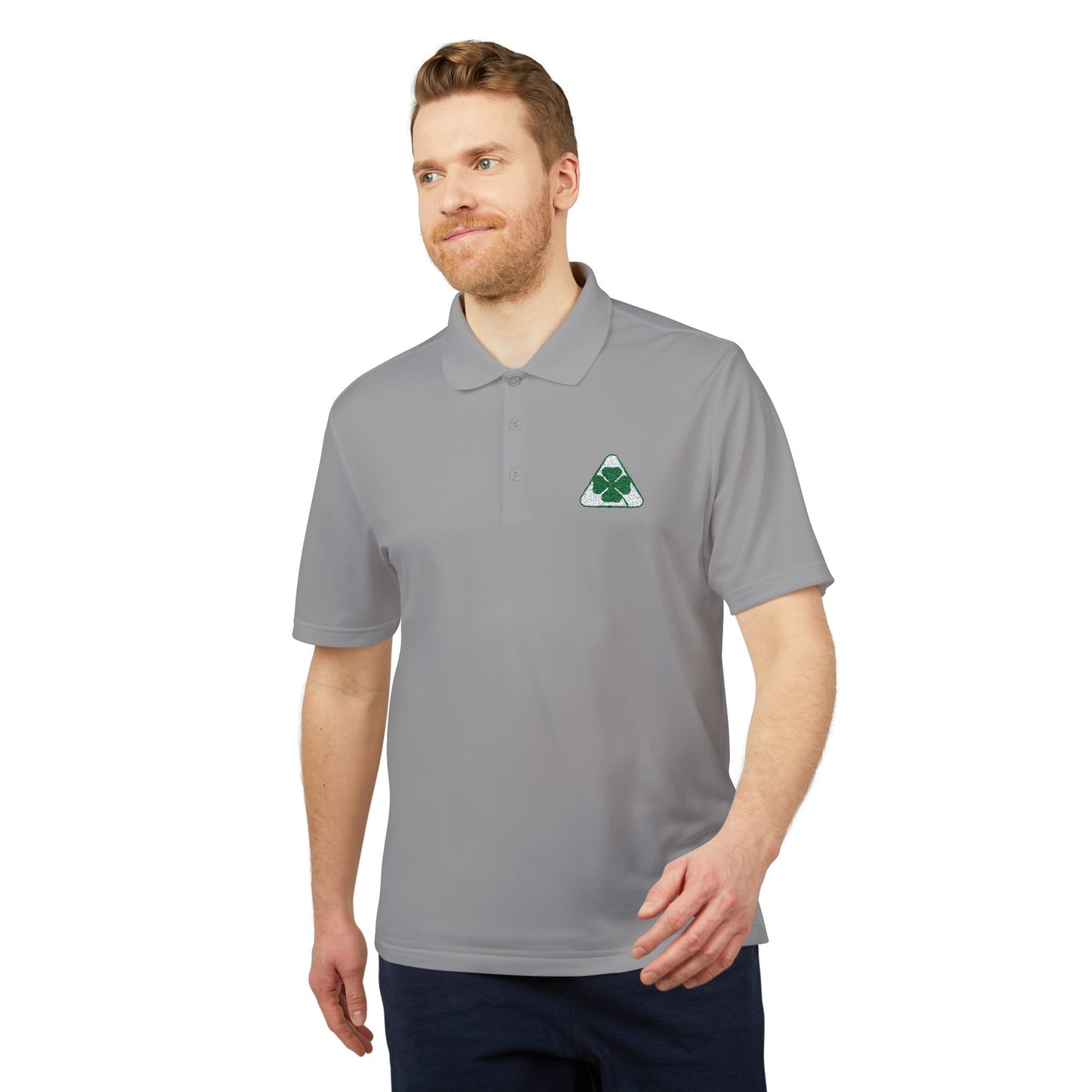 adidas Unisex Performance Polo – Alfa Romeo Quadrifoglio Embroidered