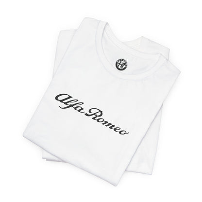 Alfa Romeo Bella+Canvas Short Sleeve Tee - Ethical Unisex Cotton T-Shirt - Made in USA