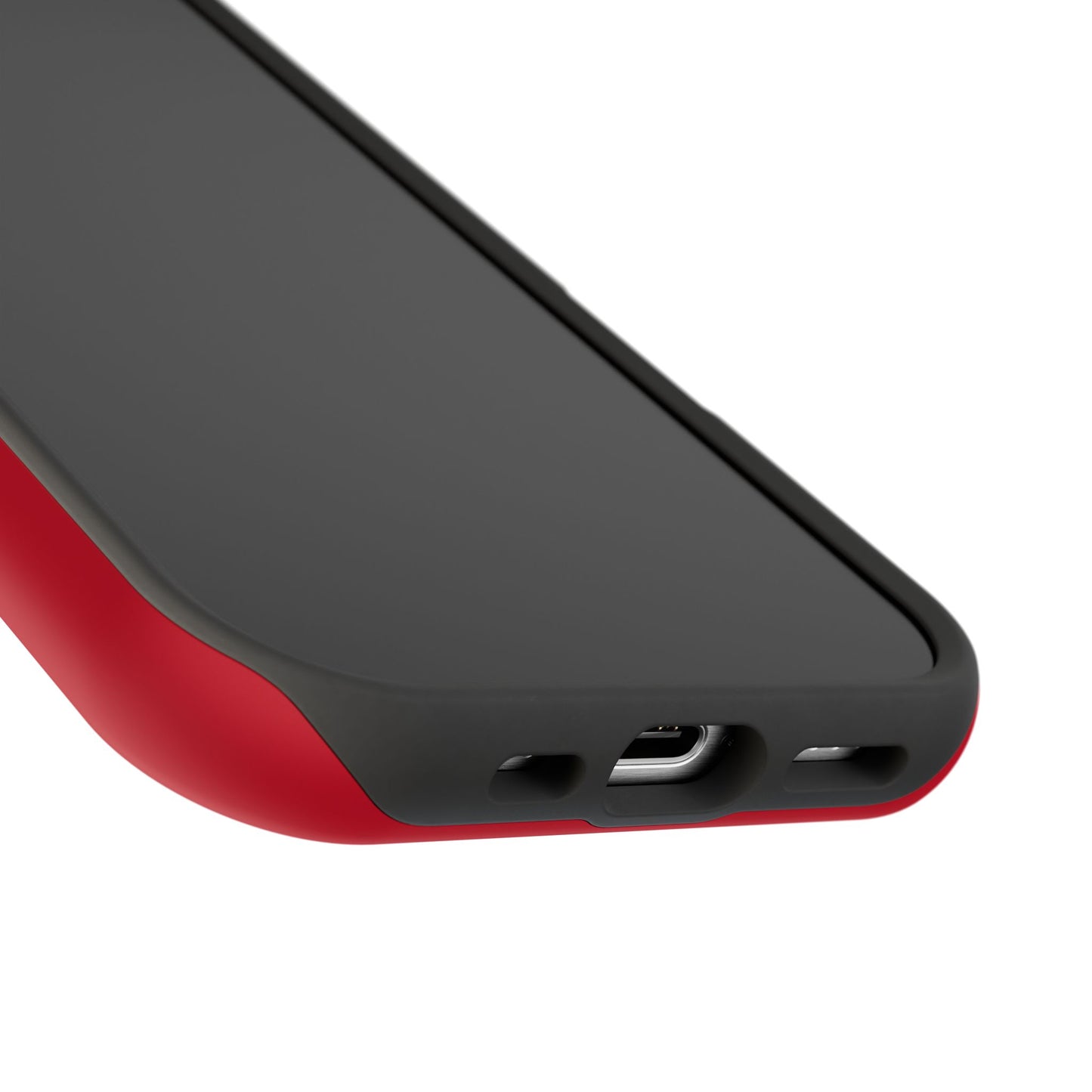 iPhone MagSafe Tough Case - Porsche Crest - Dark Red Gloss/Matte - iPhone 14-16 Pro Max