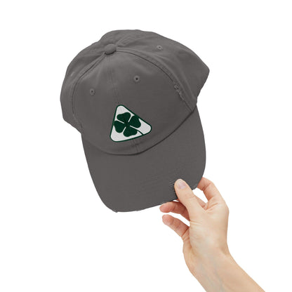 Alfa Romeo Quadrifoglio Hat - Unisex Distressed Cap, Adjustable Fit - Multiple Colors - AI Print Spot