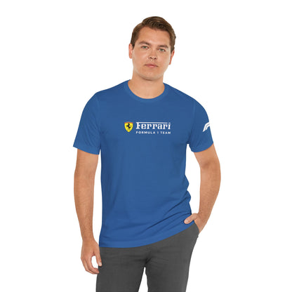 Ferrari Unisex Bella+Canva Ultra Soft Tee - Estilo cómodo - Scuderia y equipo de Fórmula 1 - Regalo para los entusiastas del automóvil - Car Show Gear