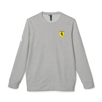 adidas Unisex Fleece Sweatshirt with Ferrari Scuderia Logo – Premium Comfort Meets Racing Style