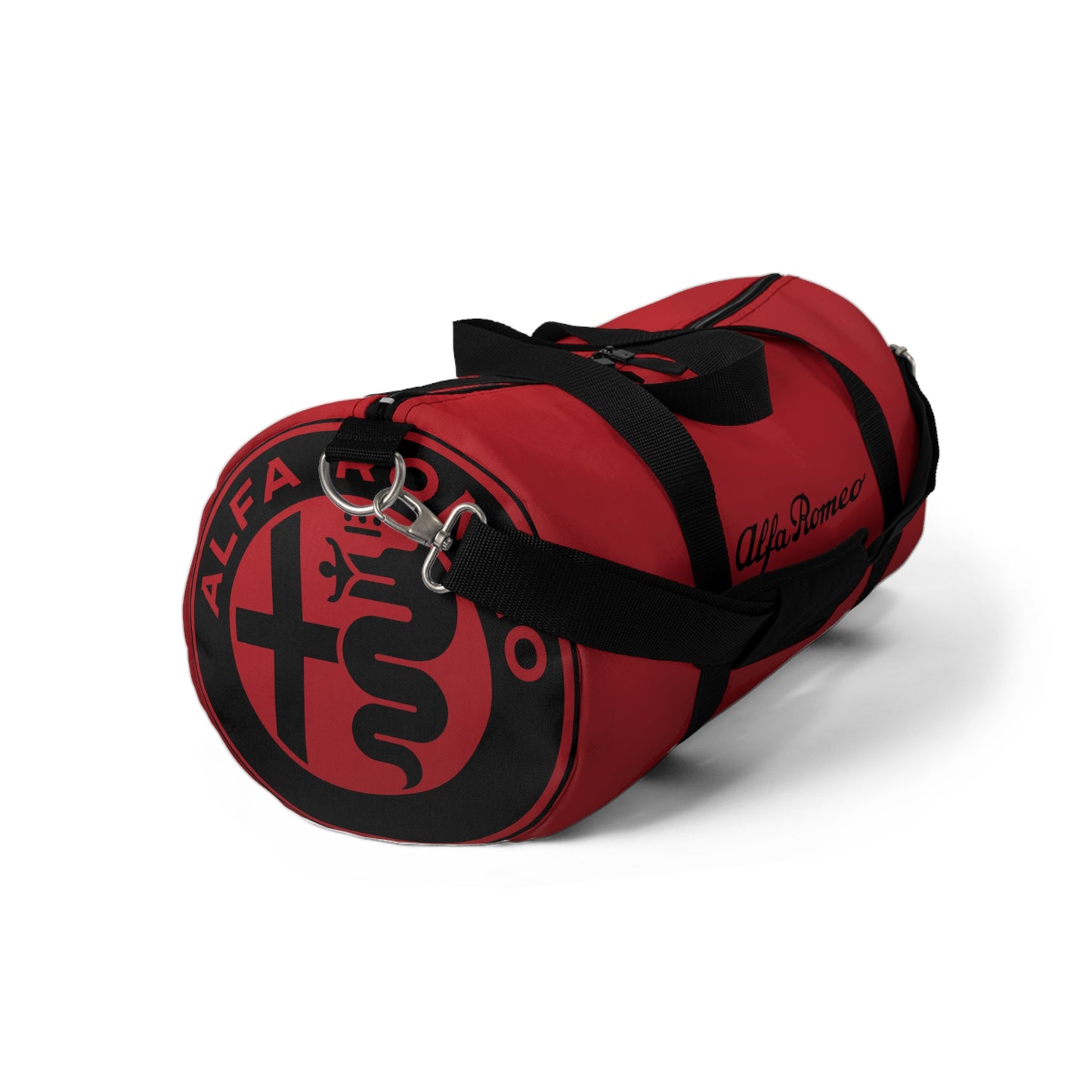 Alfa Romeo Duffel Bag - Rosso Etna Lightweight Gym and Travel Bag