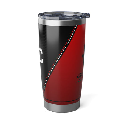 Alfa Romeo 4C Exclusive Vagabond 20oz Tumbler - Alfa Rosso Gloss + Carbon Fiber Finish