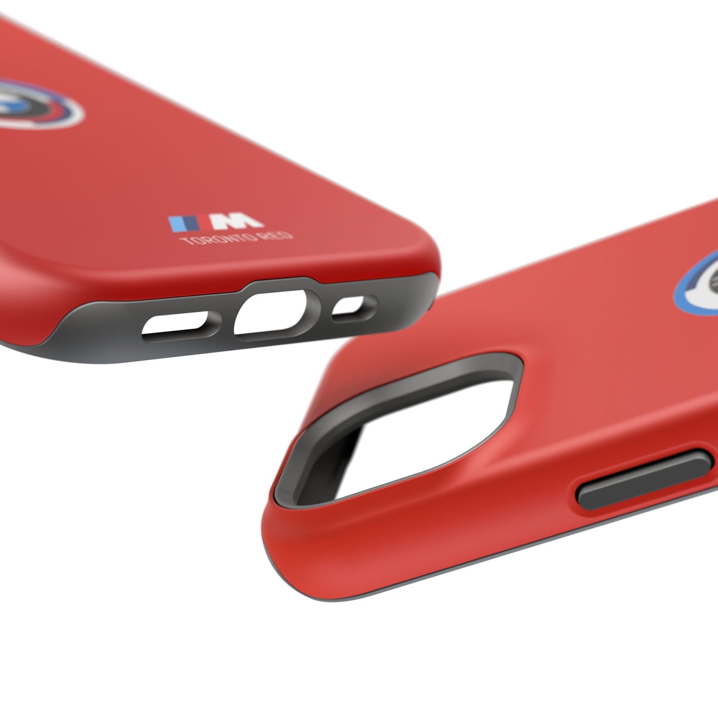 BMW G8X Toronto Red iPhone MagSafe Tough Case - 50 Jahre Logo and M Piping