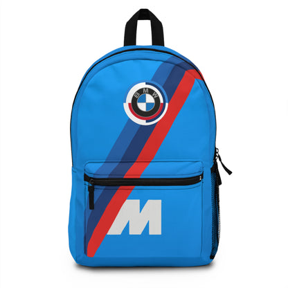 BMW M G8X Backpack - Limited Edition - Daytona Blue - 50 Jahre Logo - M Piping - Collector's Item - Premium Car Enthusiast Gear