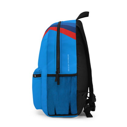 BMW M G8X Backpack - Limited Edition - Daytona Blue - 50 Jahre Logo - M Piping - Collector's Item - Premium Car Enthusiast Gear