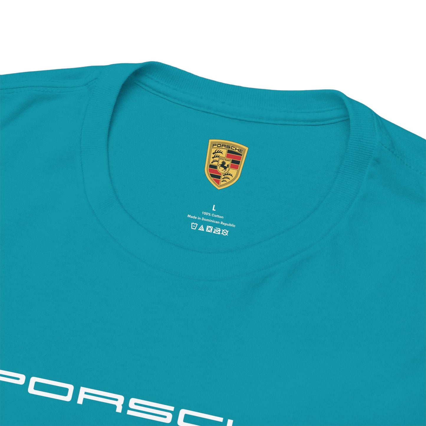 Porsche Unisex Heavy Cotton Tee - Casual Automotive Summer Style Shirt - 13 Colors