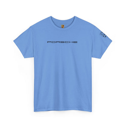 Porsche Unisex Heavy Cotton Tee - Casual Automotive Summer Style Shirt - 13 Colors