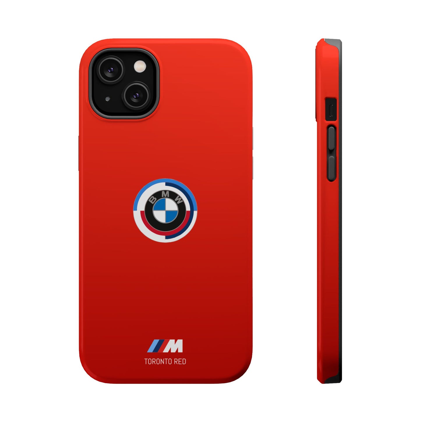 BMW G8X Toronto Red iPhone MagSafe Tough Case - 50 Jahre Logo and M Piping