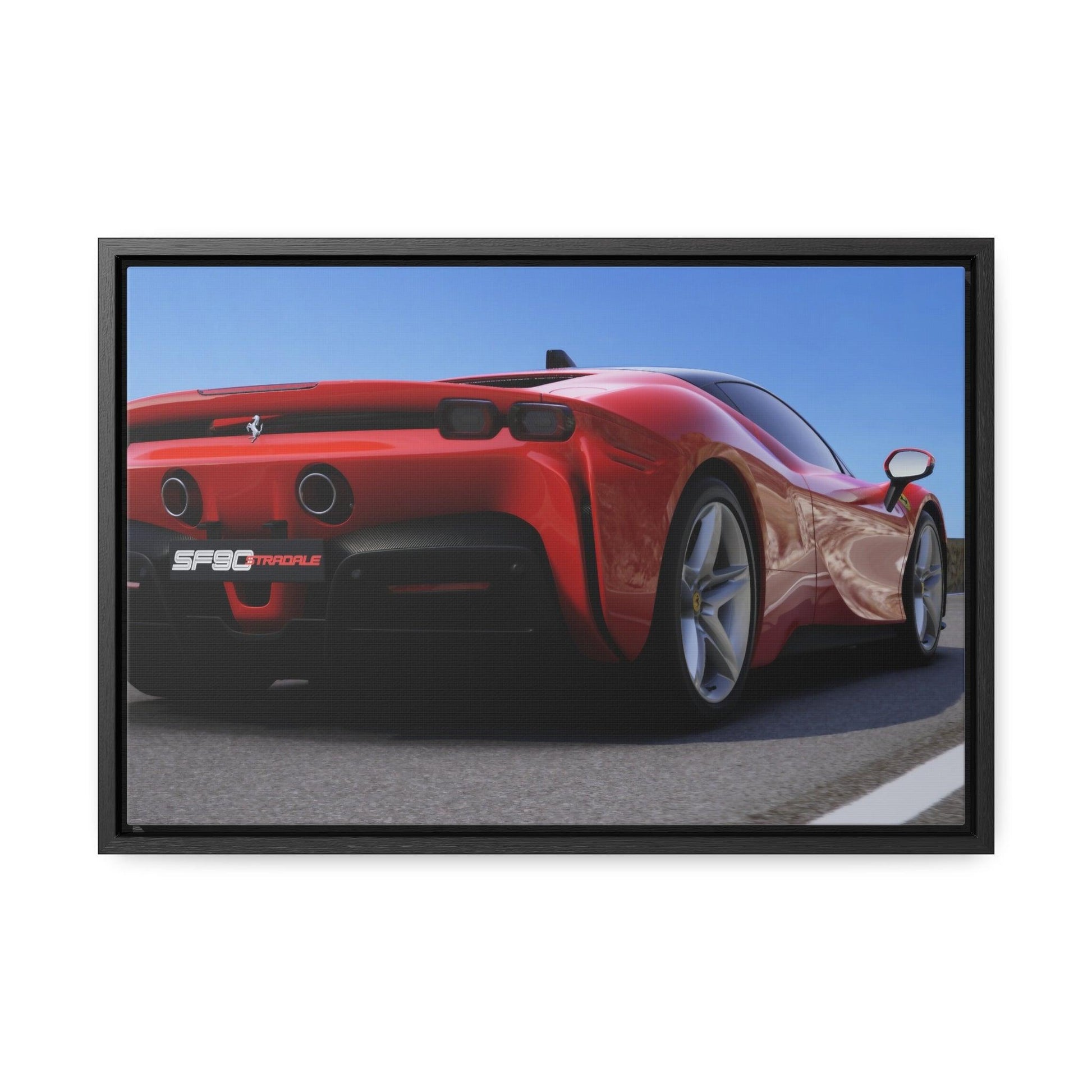 Ferrari SF90 Asphalt Dominator Canvas Art - Custom, Personalized - Canvas - AI Print Spot