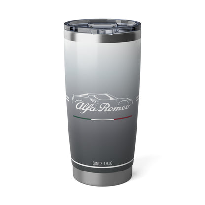 Alfa Romeo 4C Tumbler - 20oz Insulated Travel Mug, Basalt Grey - Ideal for Racing Enthusiasts