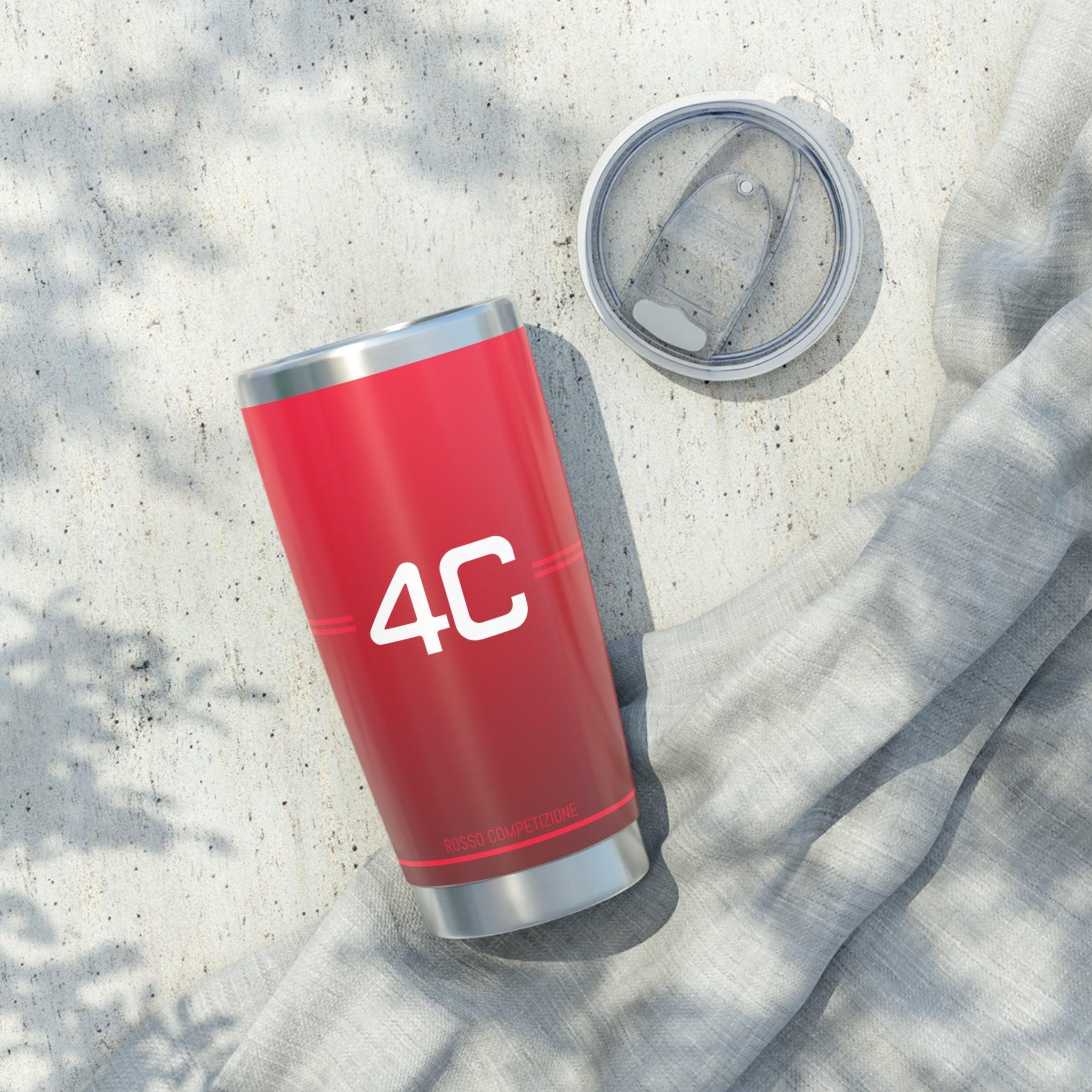 Alfa Romeo 4C Liquid Tumbler in Rosso Competizione Red