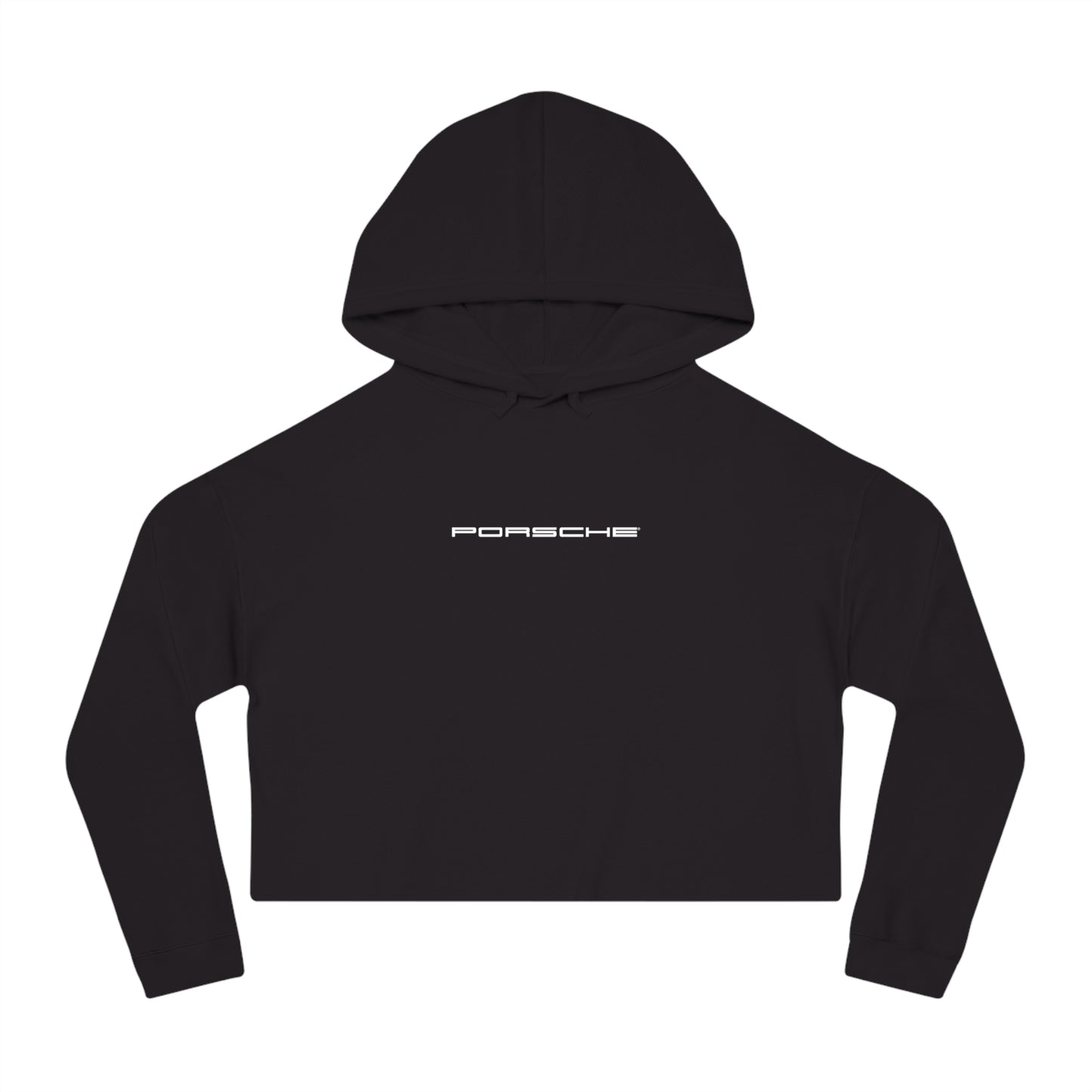 Porsche Crest Crop Hoodie for Women - 8 Colors