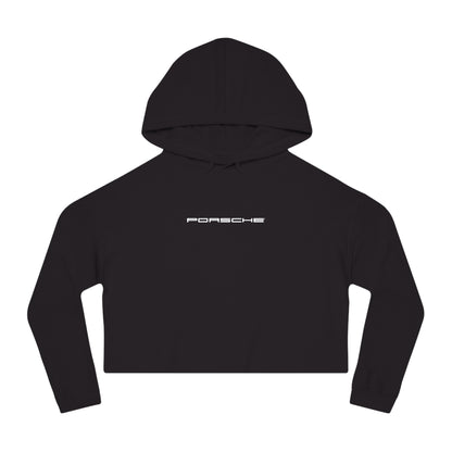 Porsche Crest Crop Hoodie for Women - 8 Colors