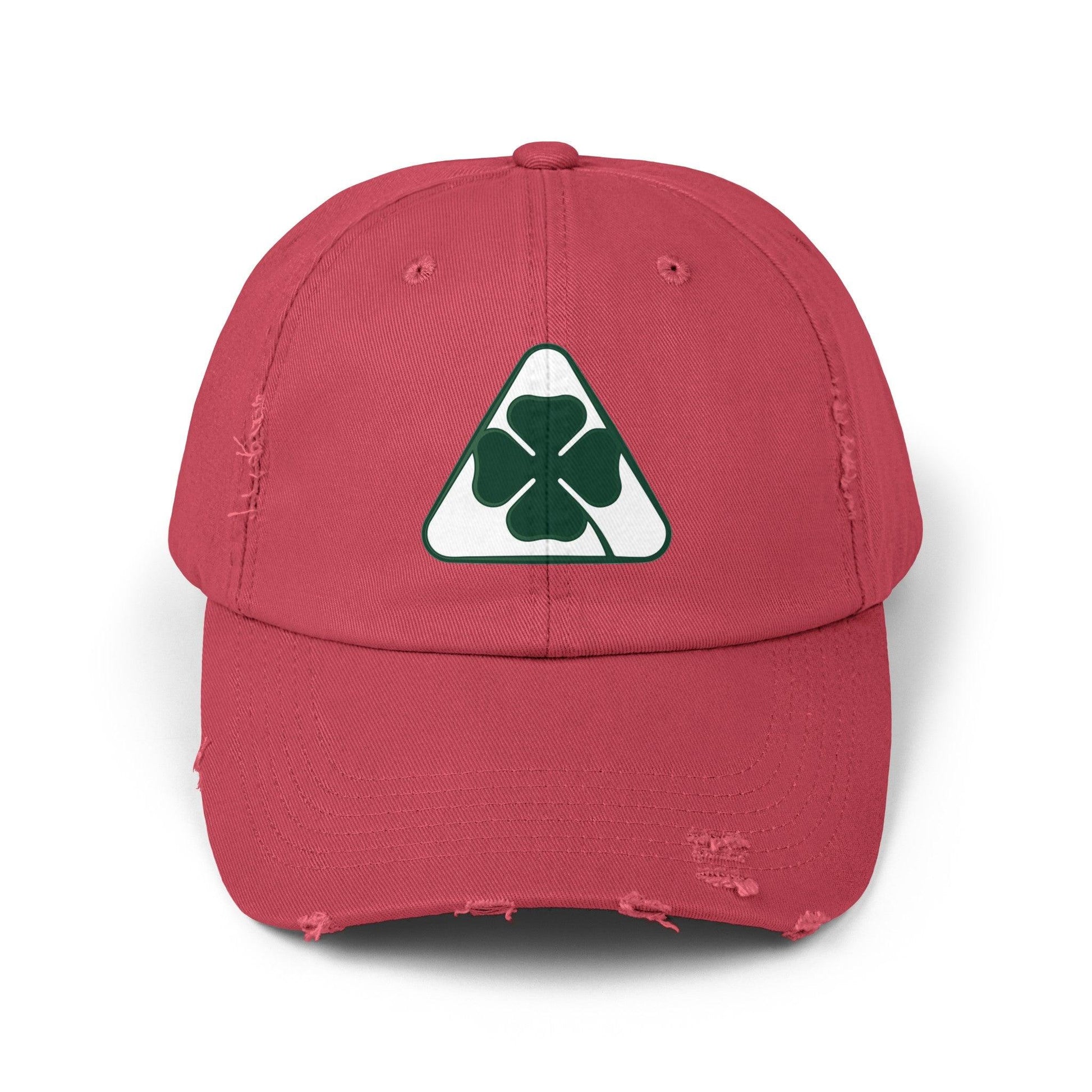 Alfa Romeo Quadrifoglio Hat - Unisex Distressed Cap, Adjustable Fit - Multiple Colors - AI Print Spot