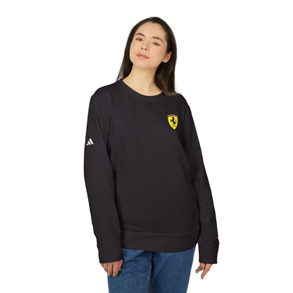 adidas Unisex Fleece Sweatshirt with Ferrari Scuderia Logo – Premium Comfort Meets Racing Style