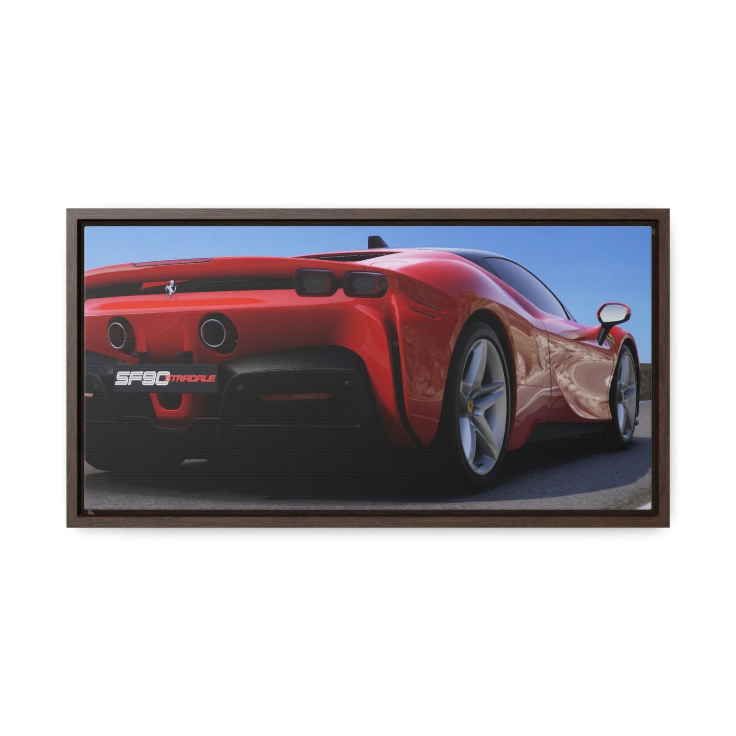 Ferrari SF90 Asphalt Dominator Canvas Art - Custom, Personalized - Canvas - AI Print Spot