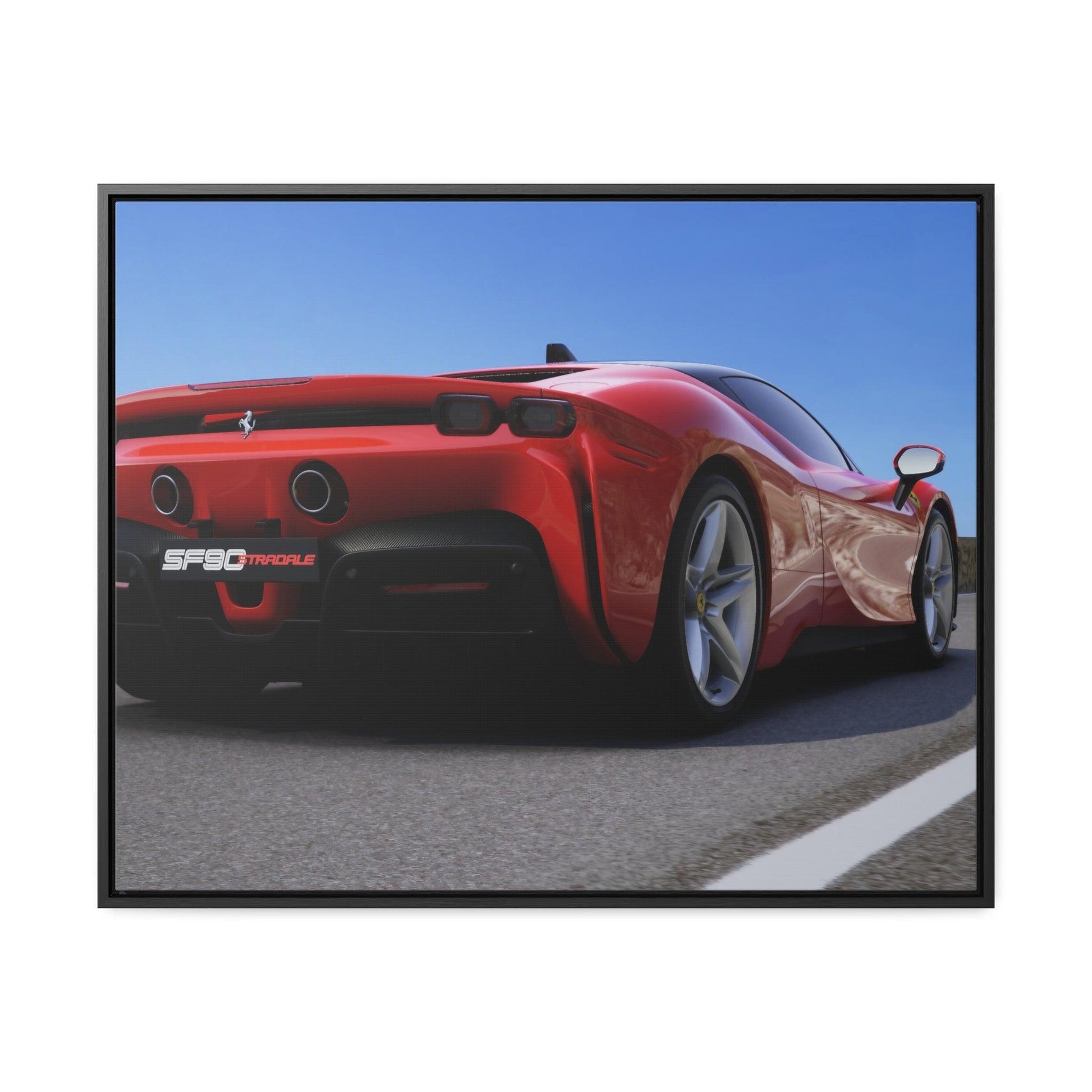 Ferrari SF90 Asphalt Dominator Canvas Art - Custom, Personalized - Canvas - AI Print Spot