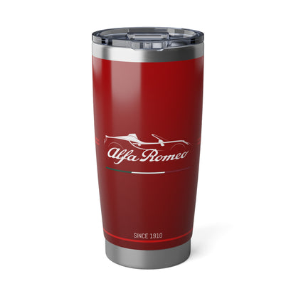 Alfa Romeo 4C Spider Tumbler - 20oz Insulated Travel Mug, Rosso Alfa - Ideal for Racing Enthusiasts