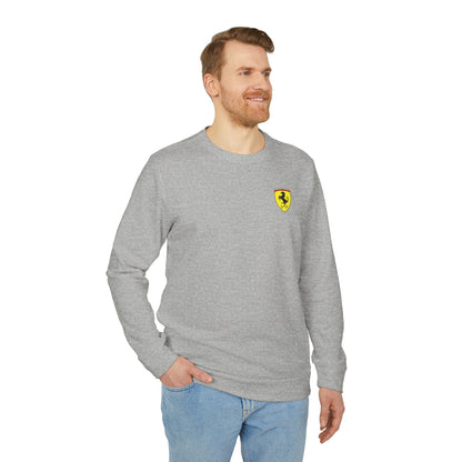 adidas Unisex Fleece Sweatshirt with Ferrari Scuderia Logo – Premium Comfort Meets Racing Style