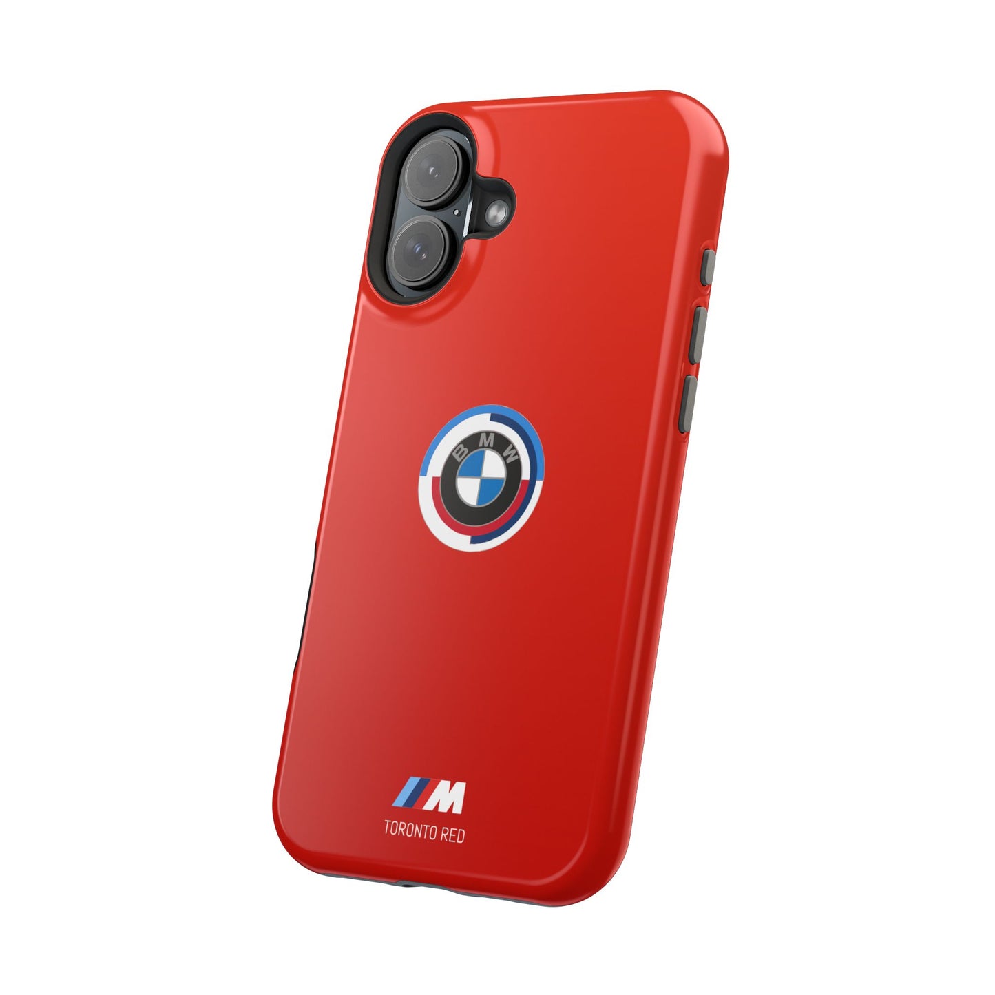 BMW G8X Toronto Red iPhone MagSafe Tough Case - 50 Jahre Logo and M Piping