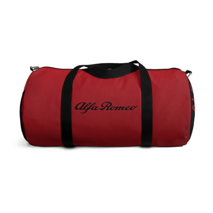 Alfa Romeo Duffel Bag - Rosso Etna Lightweight Gym and Travel Bag