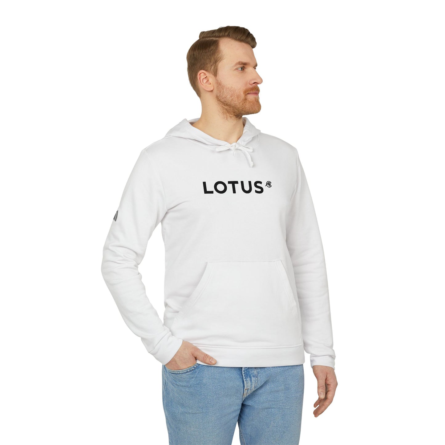 adidas Lotus Performance Fleece Hoodie - Unisex - Premium BCI Cotton - AI Print Spot