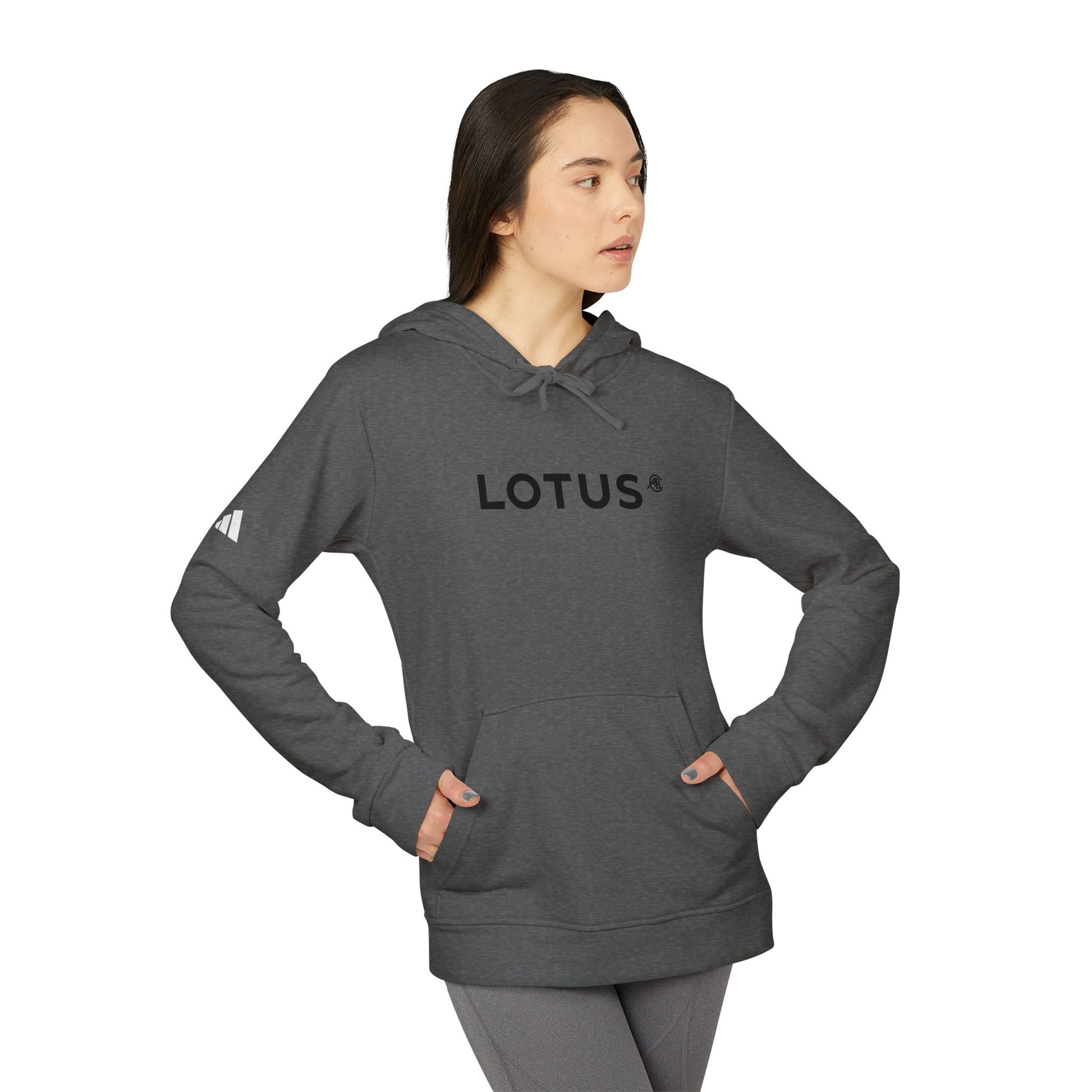 adidas Lotus Performance Fleece Hoodie - Unisex - Premium BCI Cotton - AI Print Spot