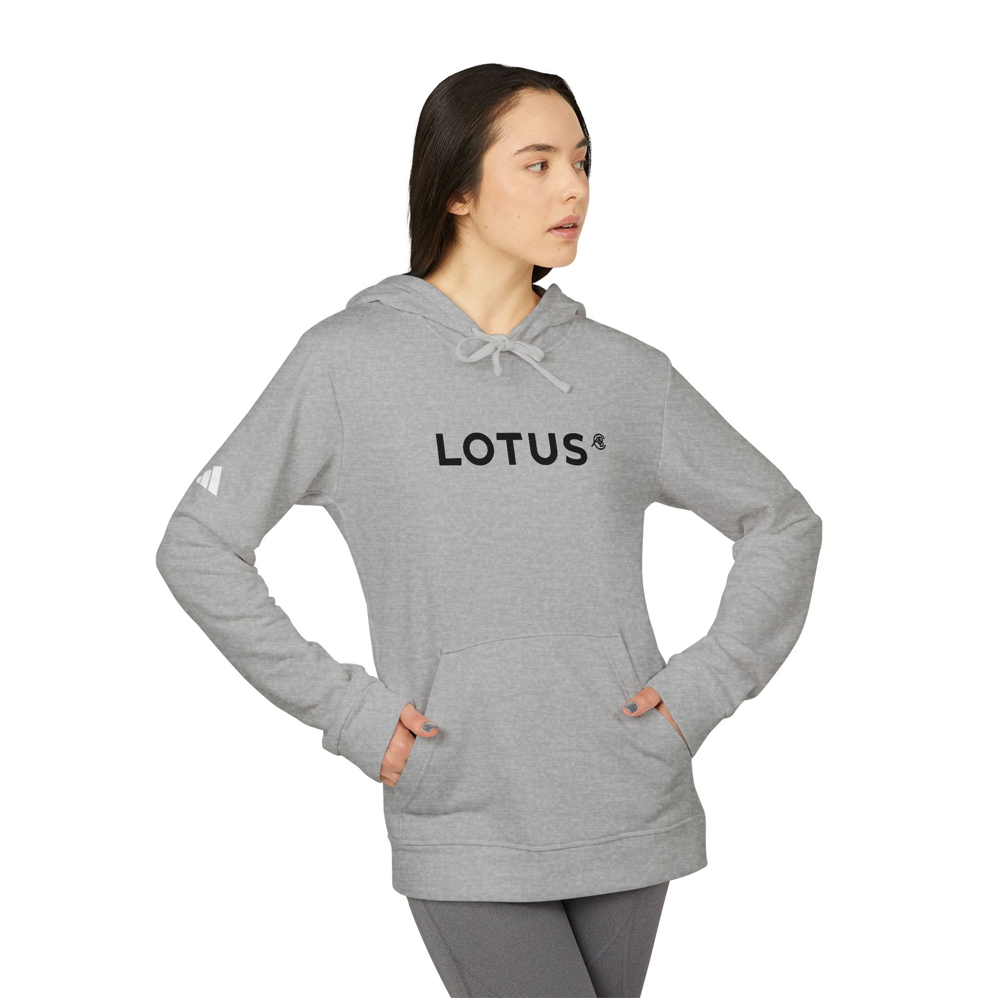 adidas Lotus Performance Fleece Hoodie - Unisex - Premium BCI Cotton - AI Print Spot