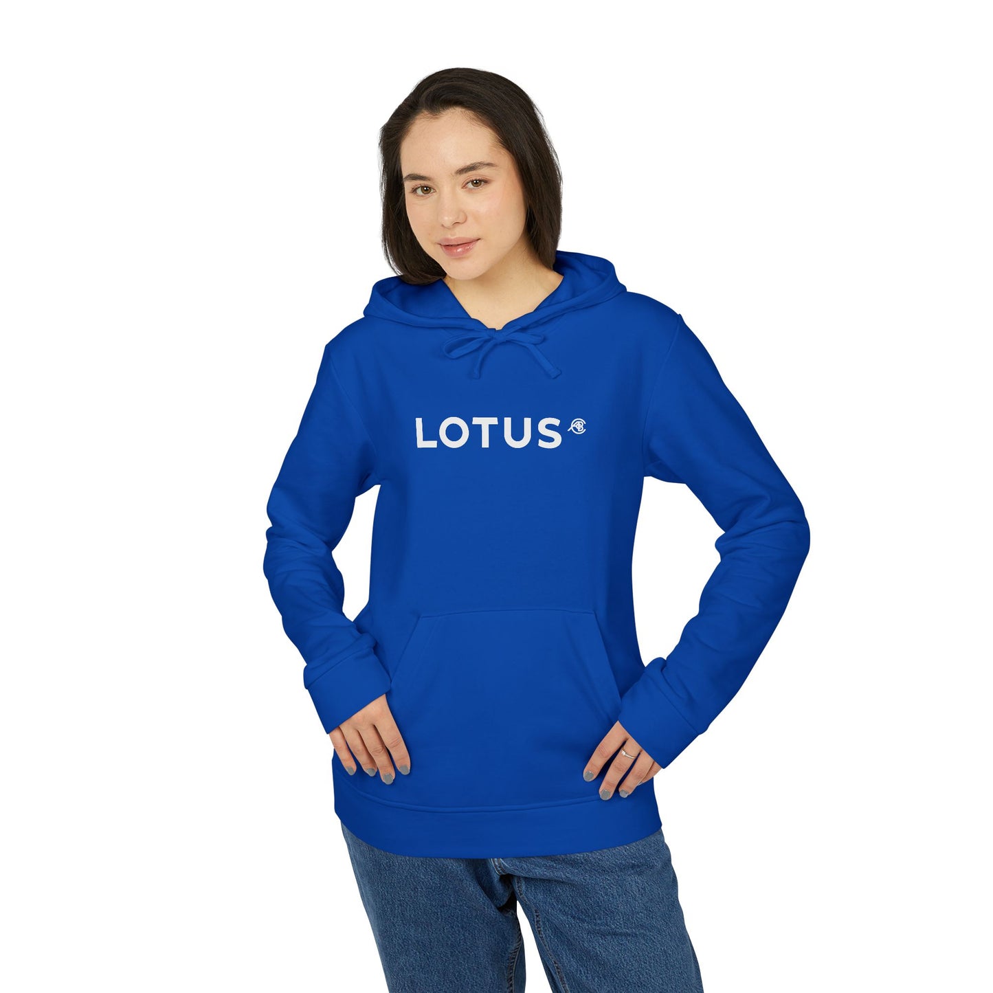 adidas Lotus Performance Fleece Hoodie - Unisex - Premium BCI Cotton - AI Print Spot