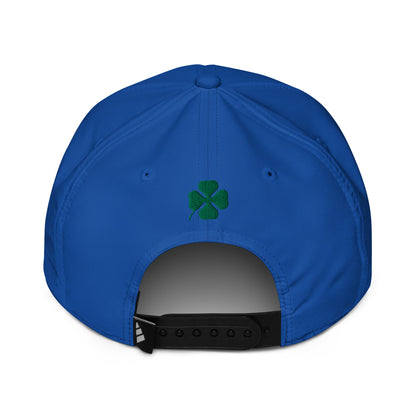 adidas® Alfa Romeo Performance Cap - Biscione Snake & Cross in Rosso & White, Quadrifoglio Verde 1910 Rear - 6 Colors